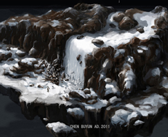 制作全解析：寂灭冰原（野外地图）场景设计