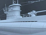 德国U-7型潜艇 NWT超详细建模